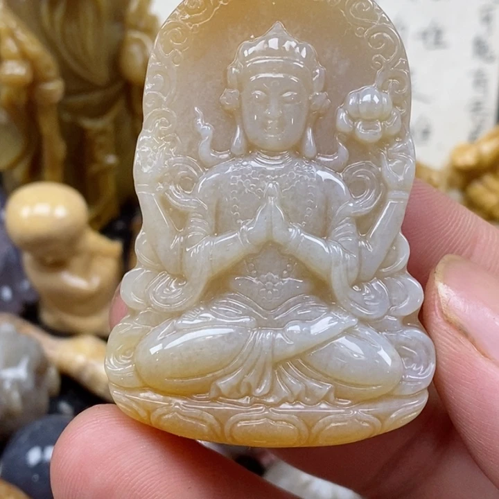 颈饰未镶嵌硅化珊瑚（珊瑚玉）