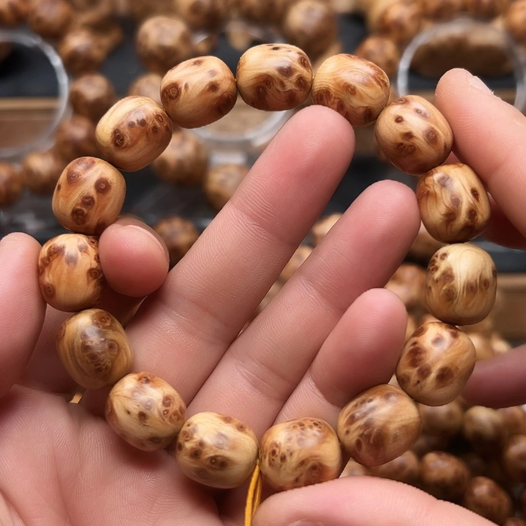 柏木（崖柏）手串/手链太行崖柏1.3x1.5枣珠