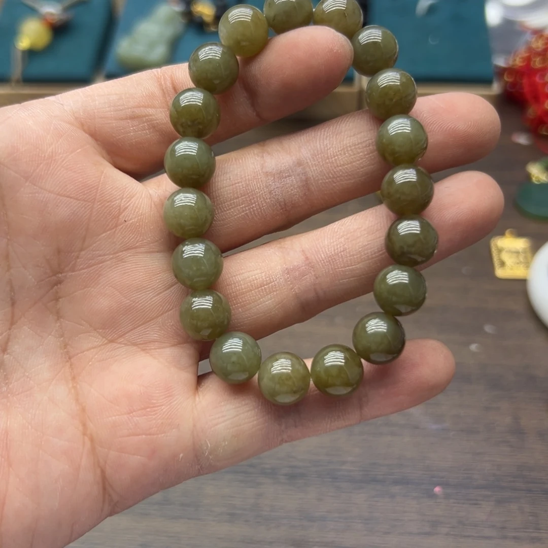 和田玉未镶嵌手链1118