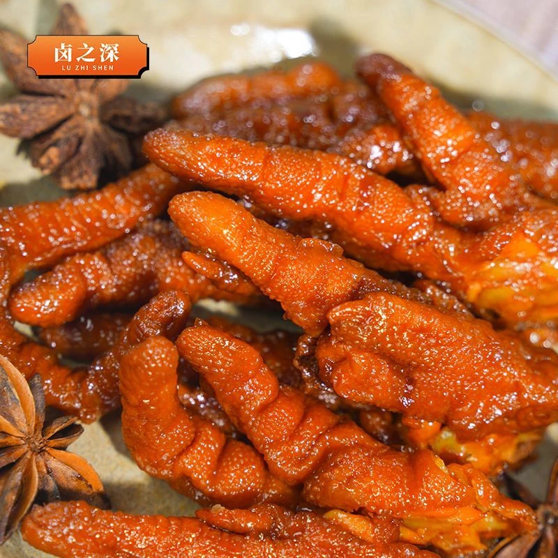 虎皮鸡爪解馋卤味零食开袋即食有五香香辣口味软糯脱骨上班族宵夜