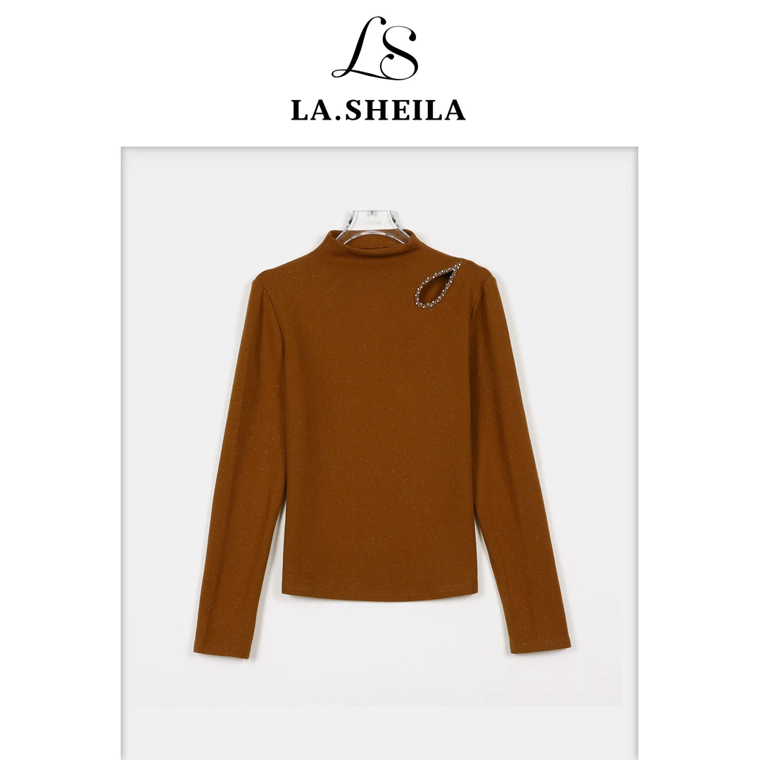 LA.Sheila星空水滴绒打底上衣254-MY/1120-6869