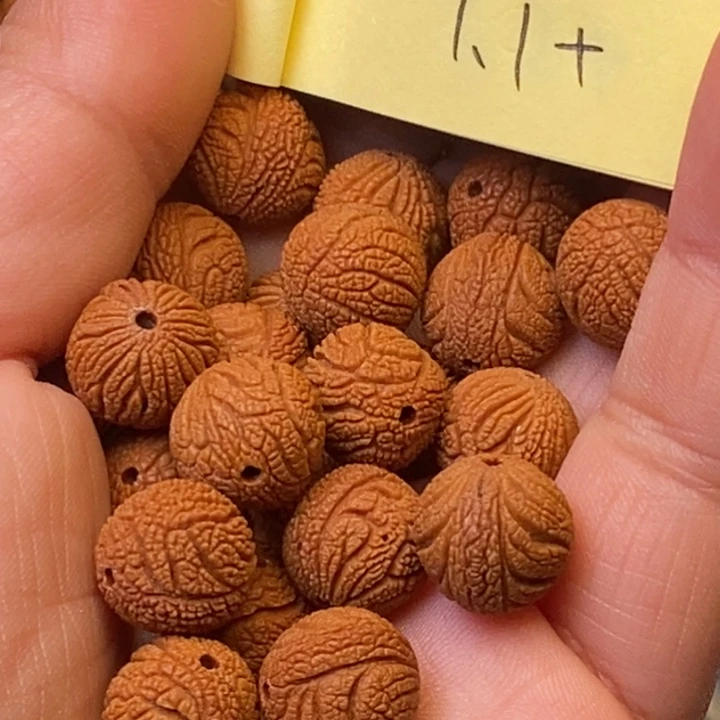 秦岭龙纹桃核21颗
