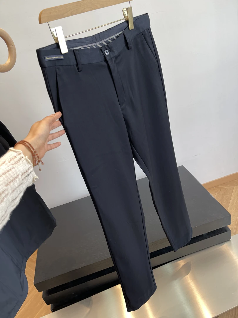 特！山羊绒轻暖系列！莱赛尔混纺秋冬通勤休闲长裤 C14 男装 H6632