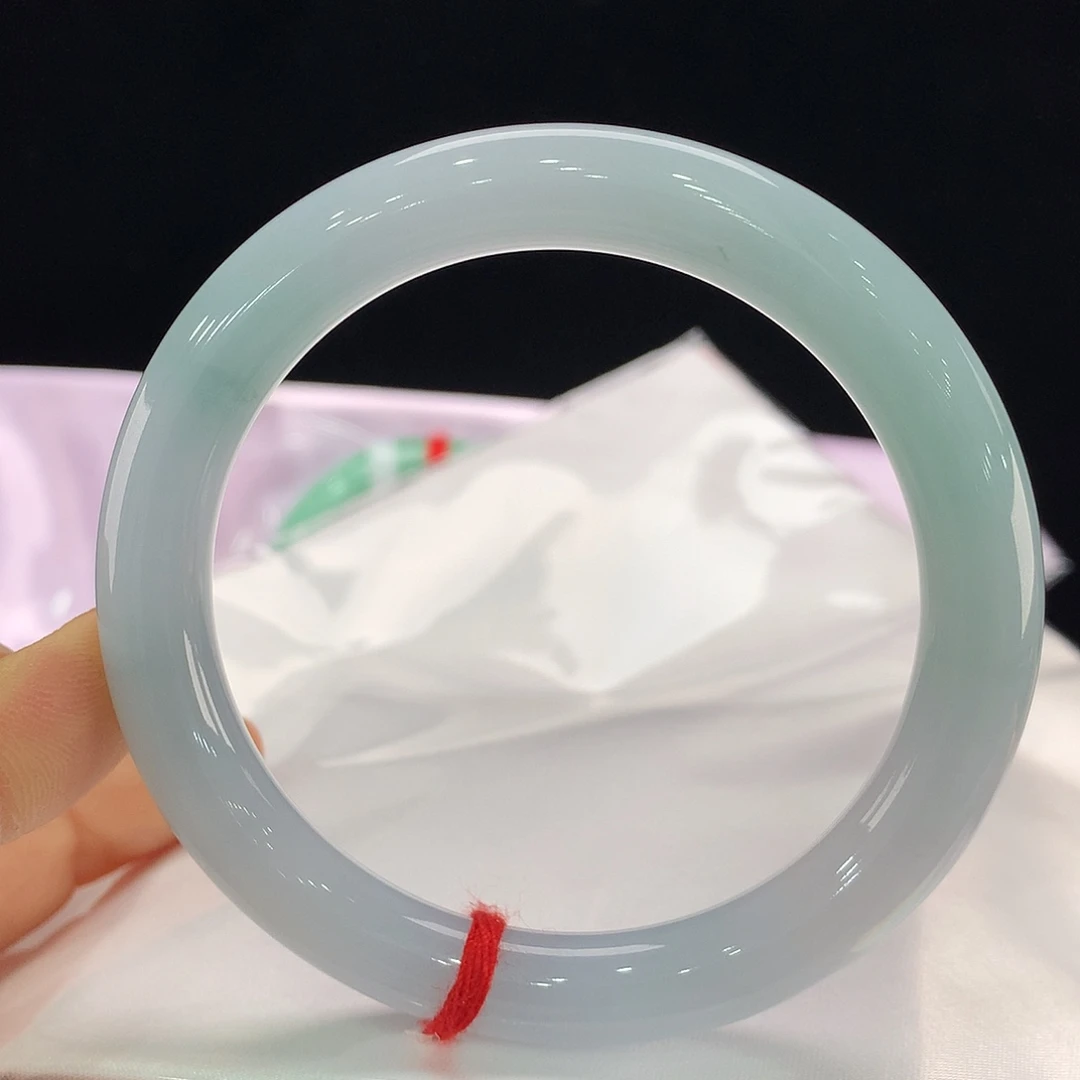 翡翠未镶嵌手镯0234