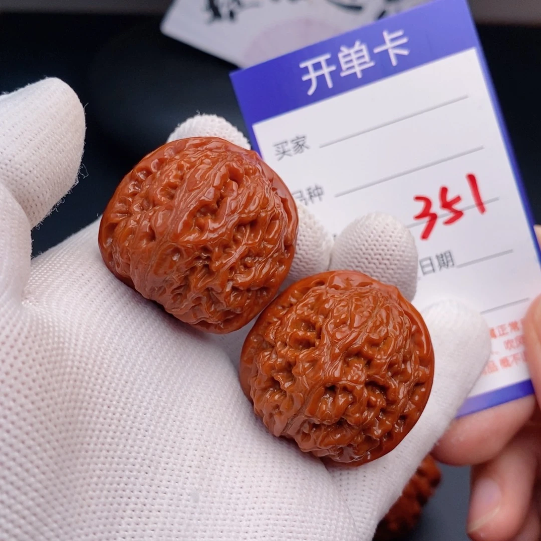 文玩核桃把件34水龙纹351