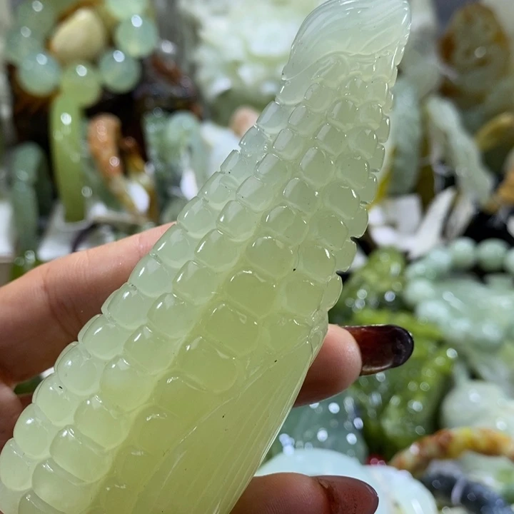 岫玉未镶嵌岫玉手镯手把