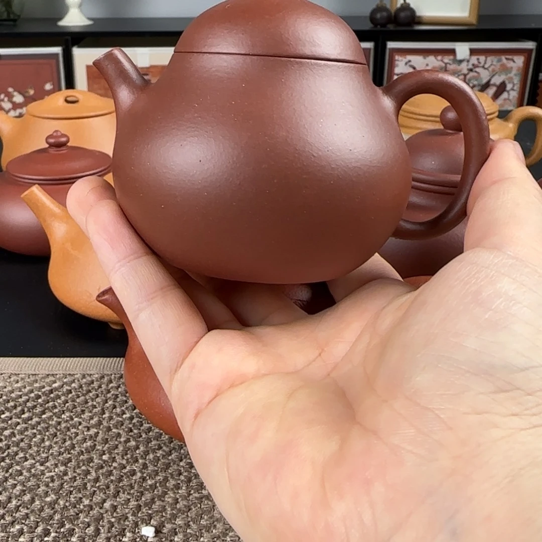 茶壶紫砂微瑕茄瓜