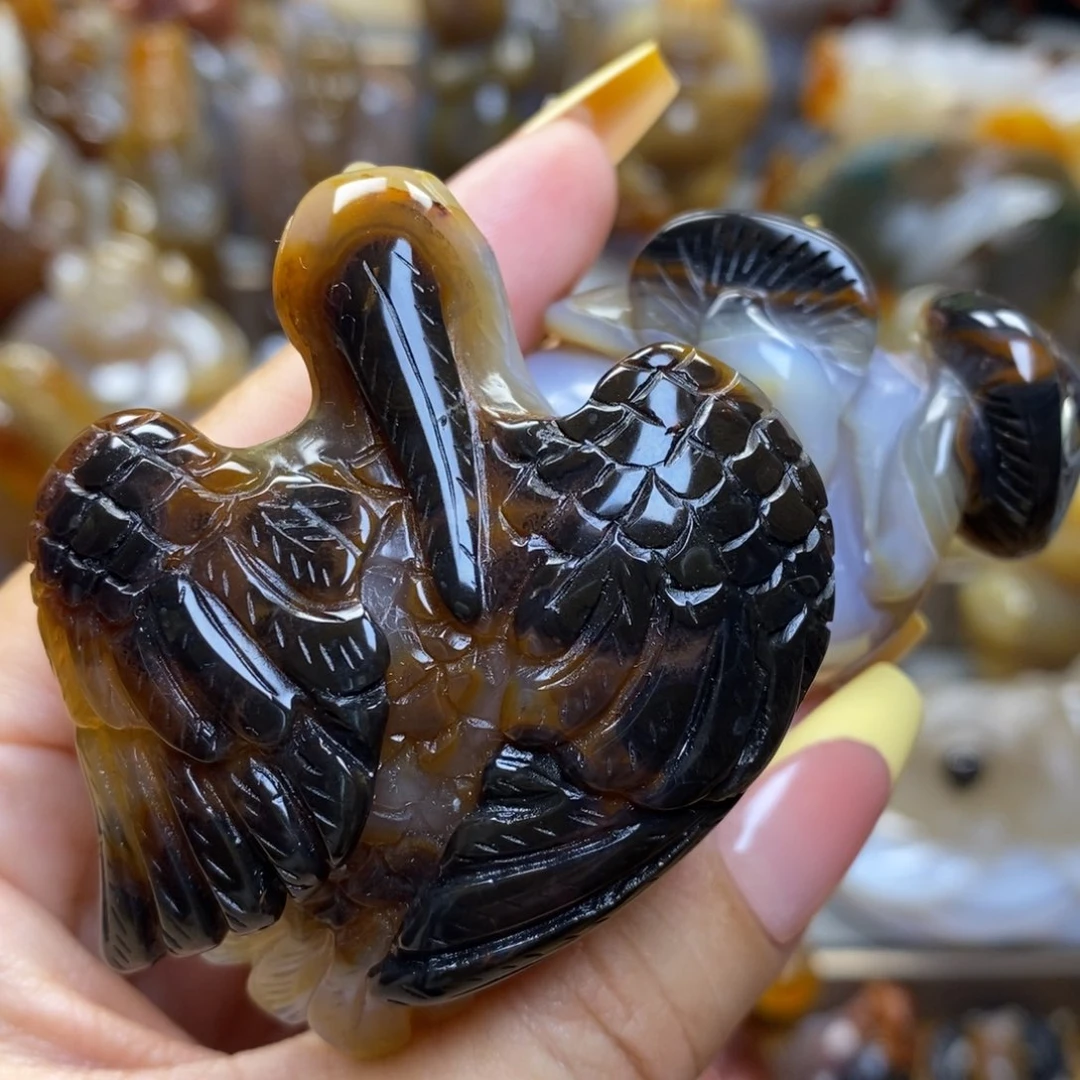 玛瑙/玉髓把件未镶嵌