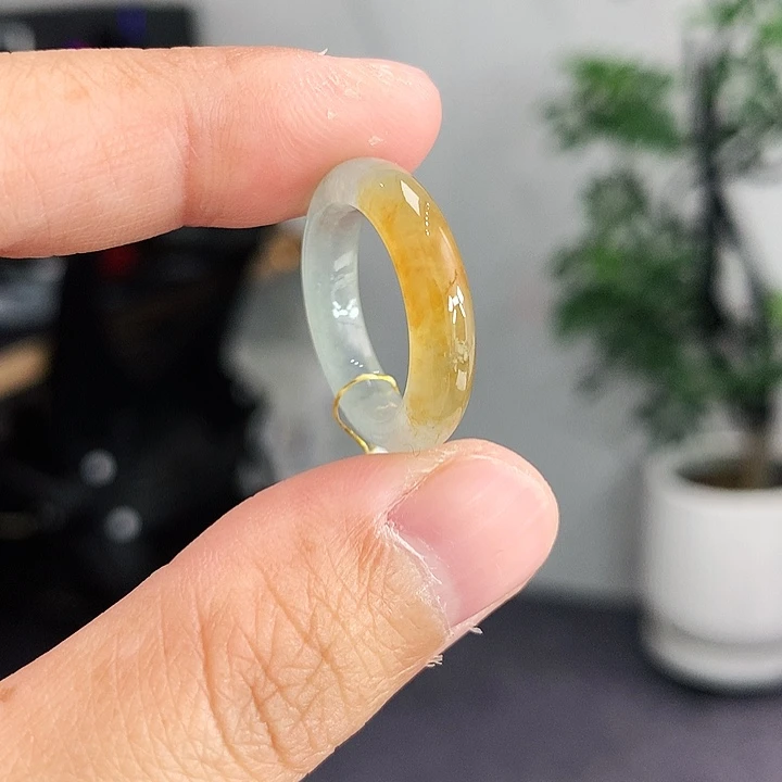 翡翠未镶嵌戒指10号