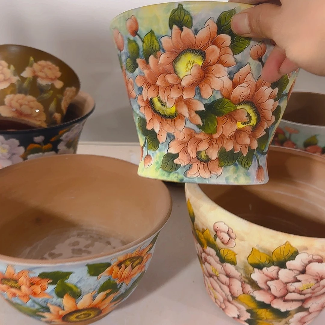 缸算*陶瓷花盆陶瓷花盆