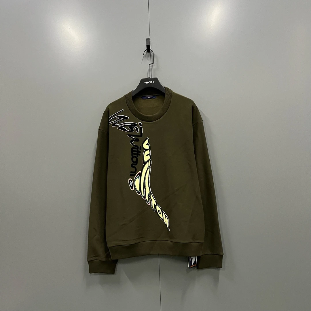 未使用 LouisVuitton/路易威登 (ll) logo标识套头卫衣 S码101202