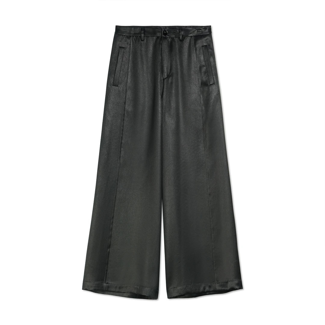 双面缎皮子直筒裤 新中式国风女装2c1222999