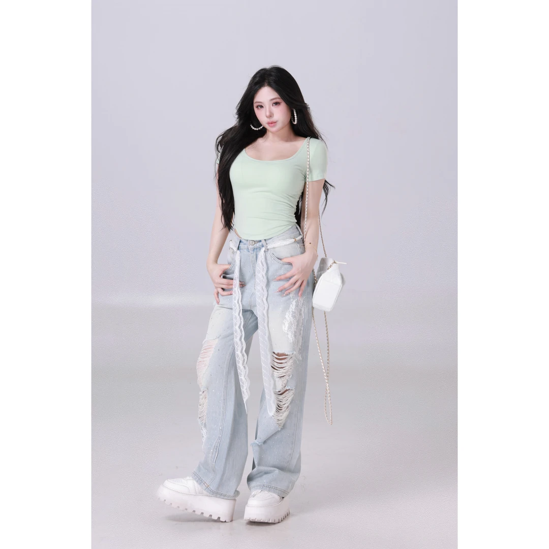 MengFairy【蓝调夏日】专属&蕾丝腰带MX25BZ5266M