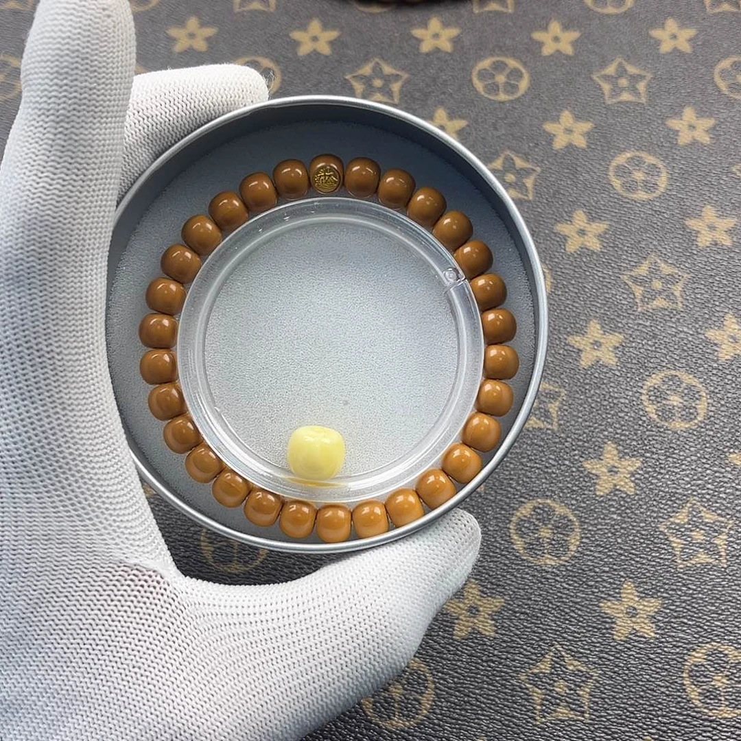 手串猴头核桃老邢全品无暇8.1左右尺寸
