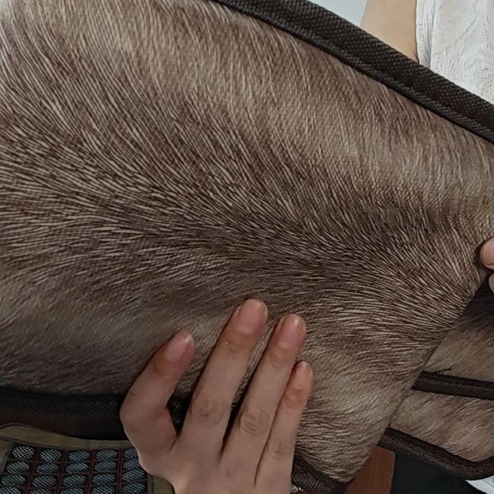 泗水砭石文化馆老虎石腰带手把件