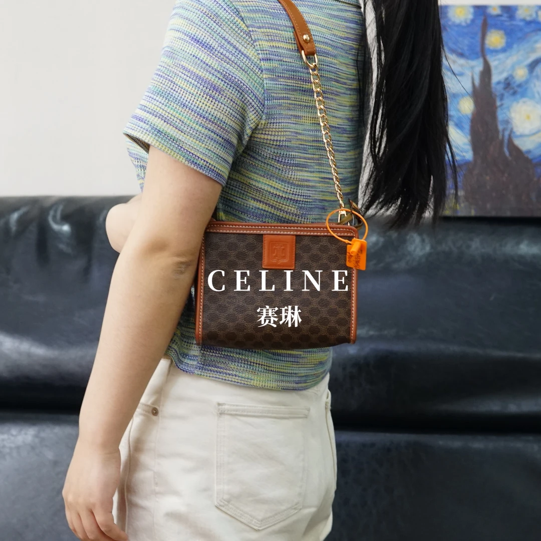 95新 Celine/思琳 老花单肩包mini/EE03324036/4036