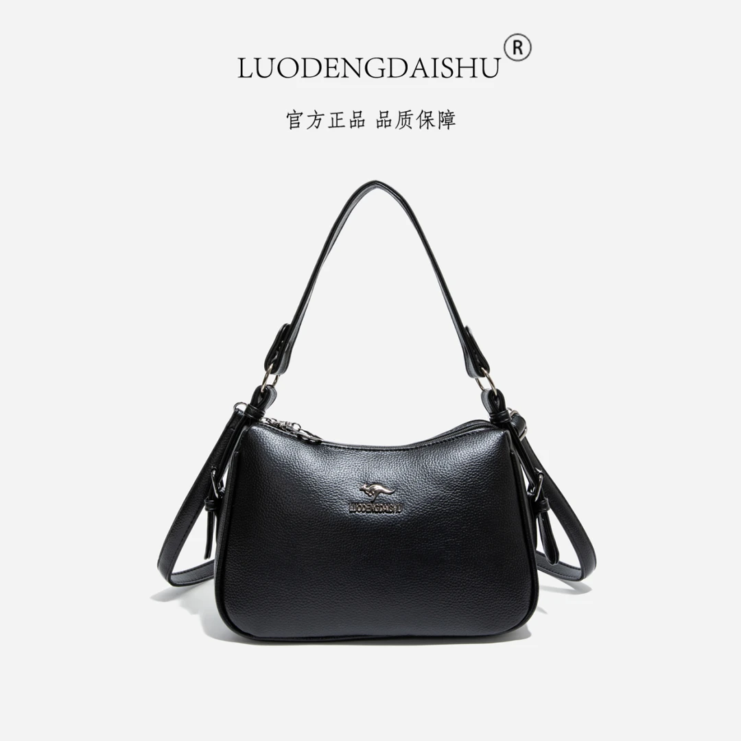2025新款单肩斜跨手提包软皮时尚百搭妈妈包包女