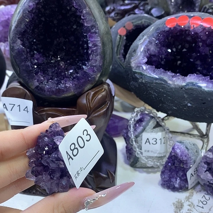 紫晶银S925镶嵌珠宝半成品