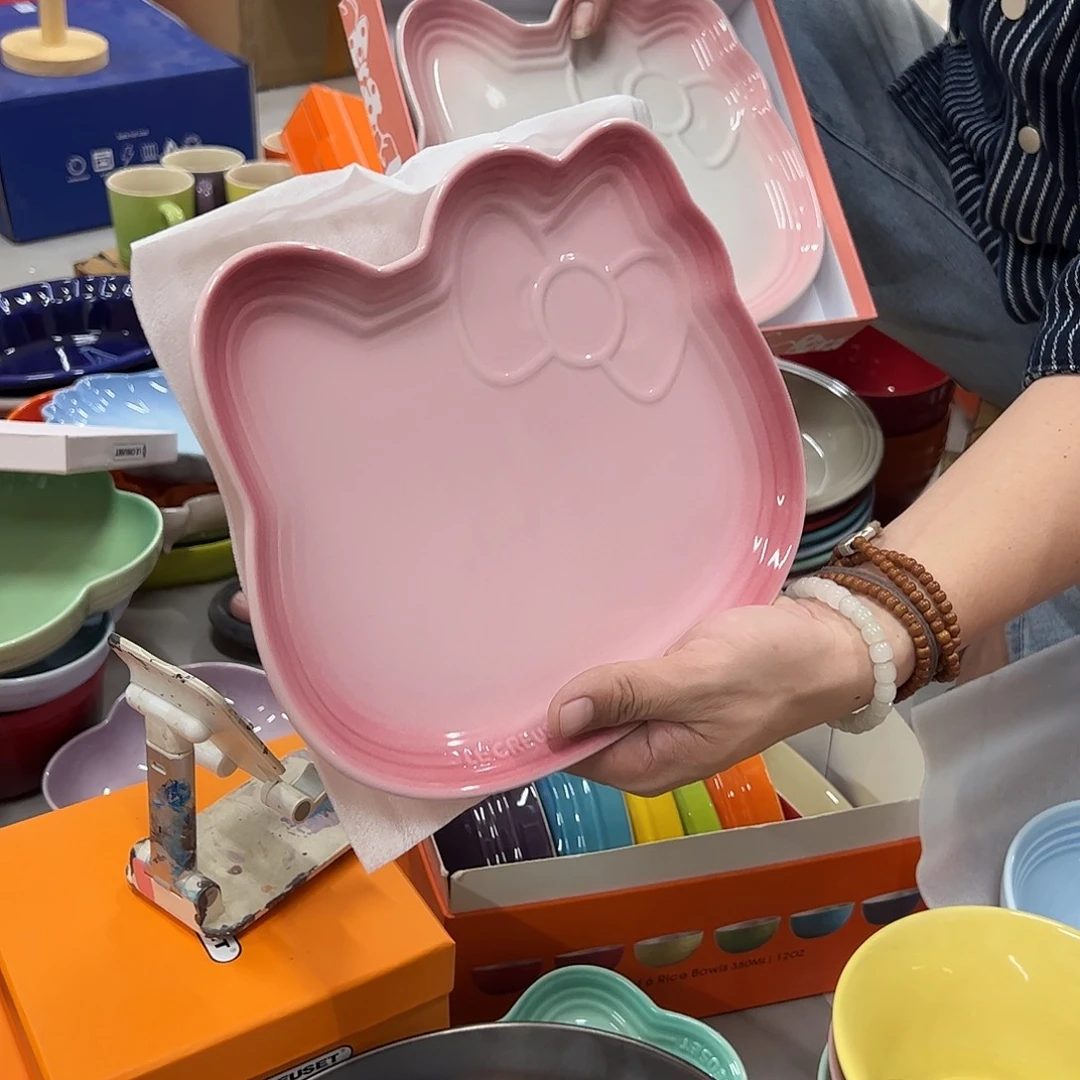 陶瓷KT盘子两个装