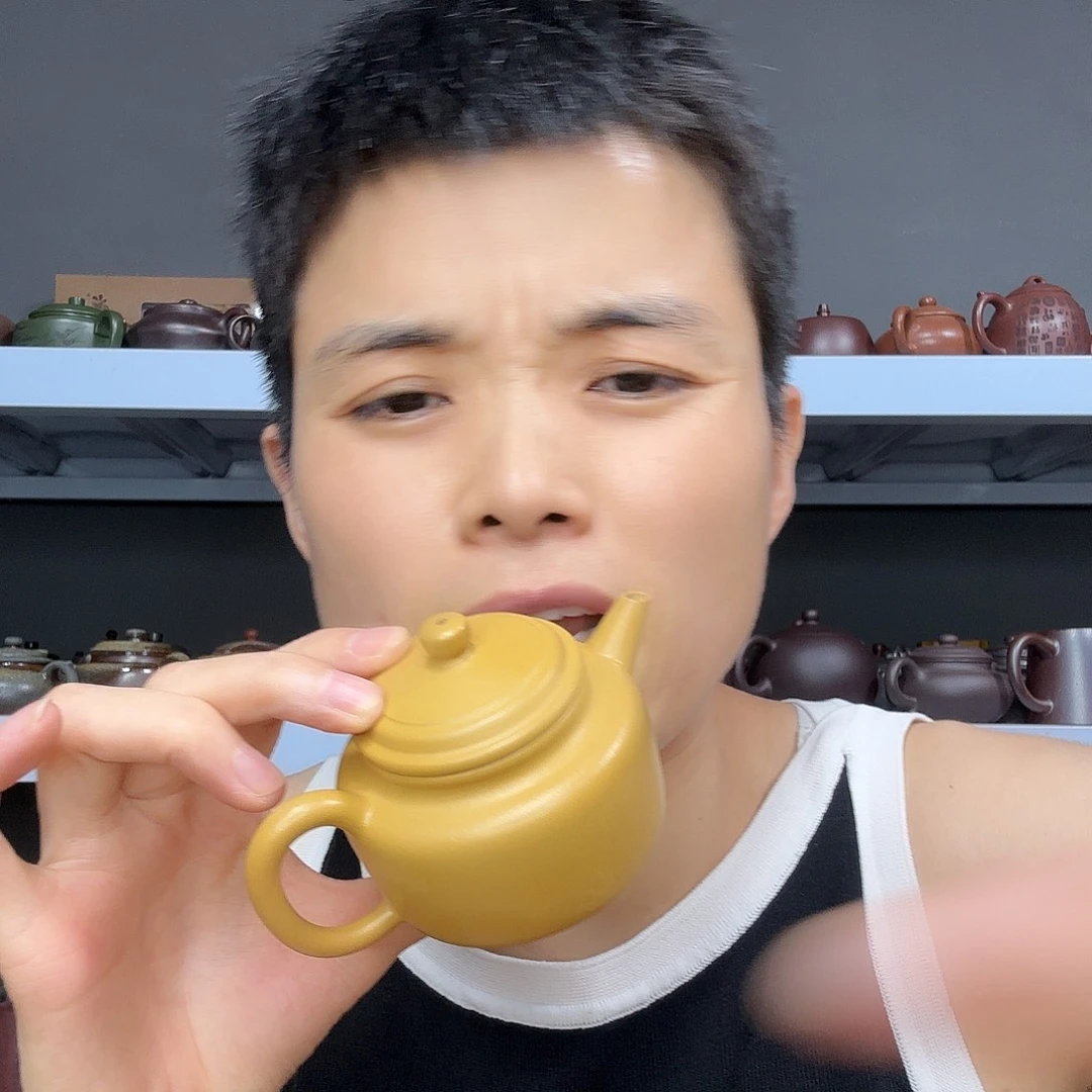 茶壶底槽青民间手艺人全手工制作
