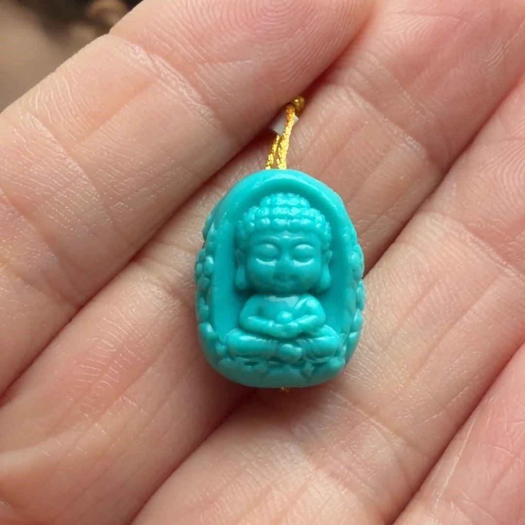 绿松石未镶嵌颈饰