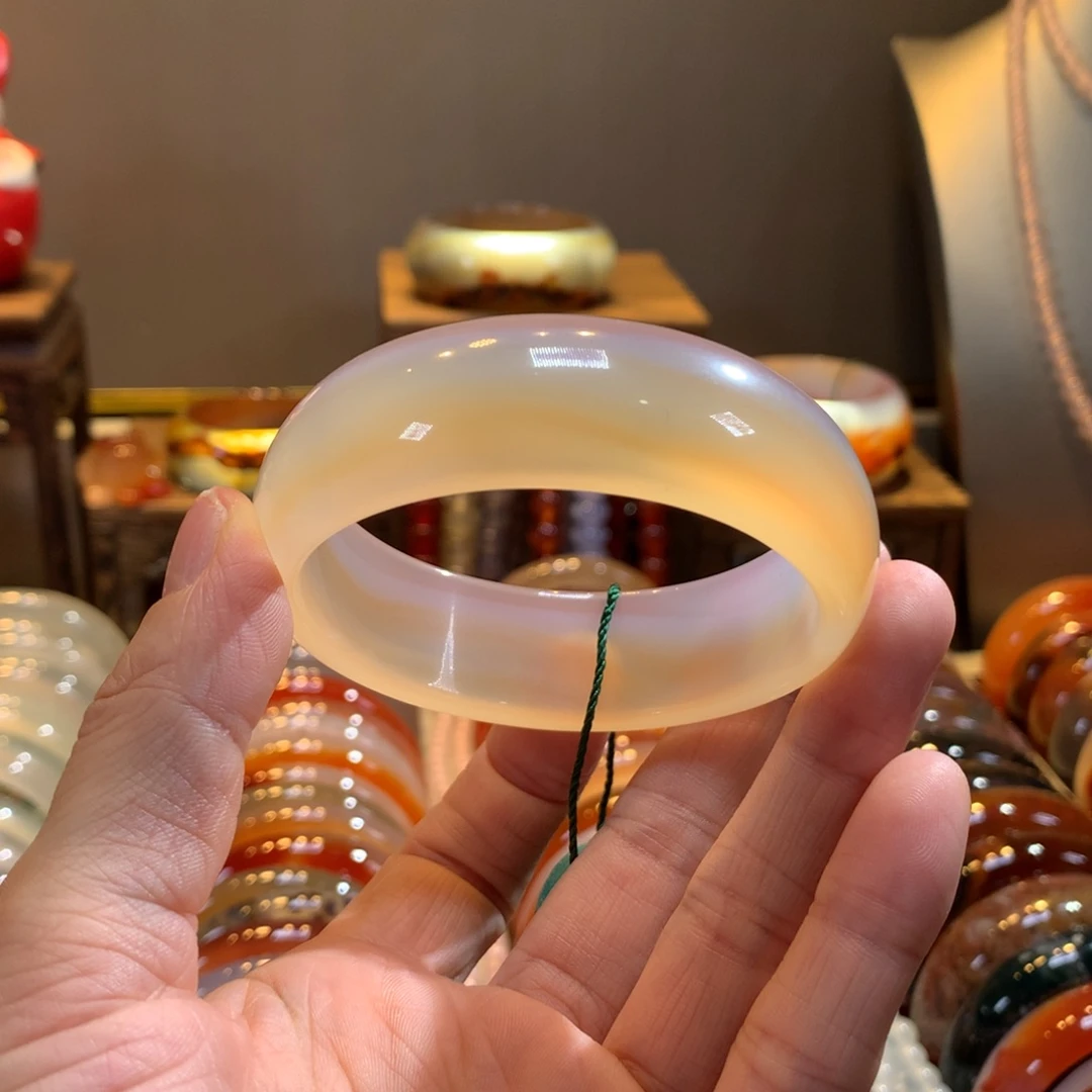 玛瑙/玉髓未镶嵌手镯106号