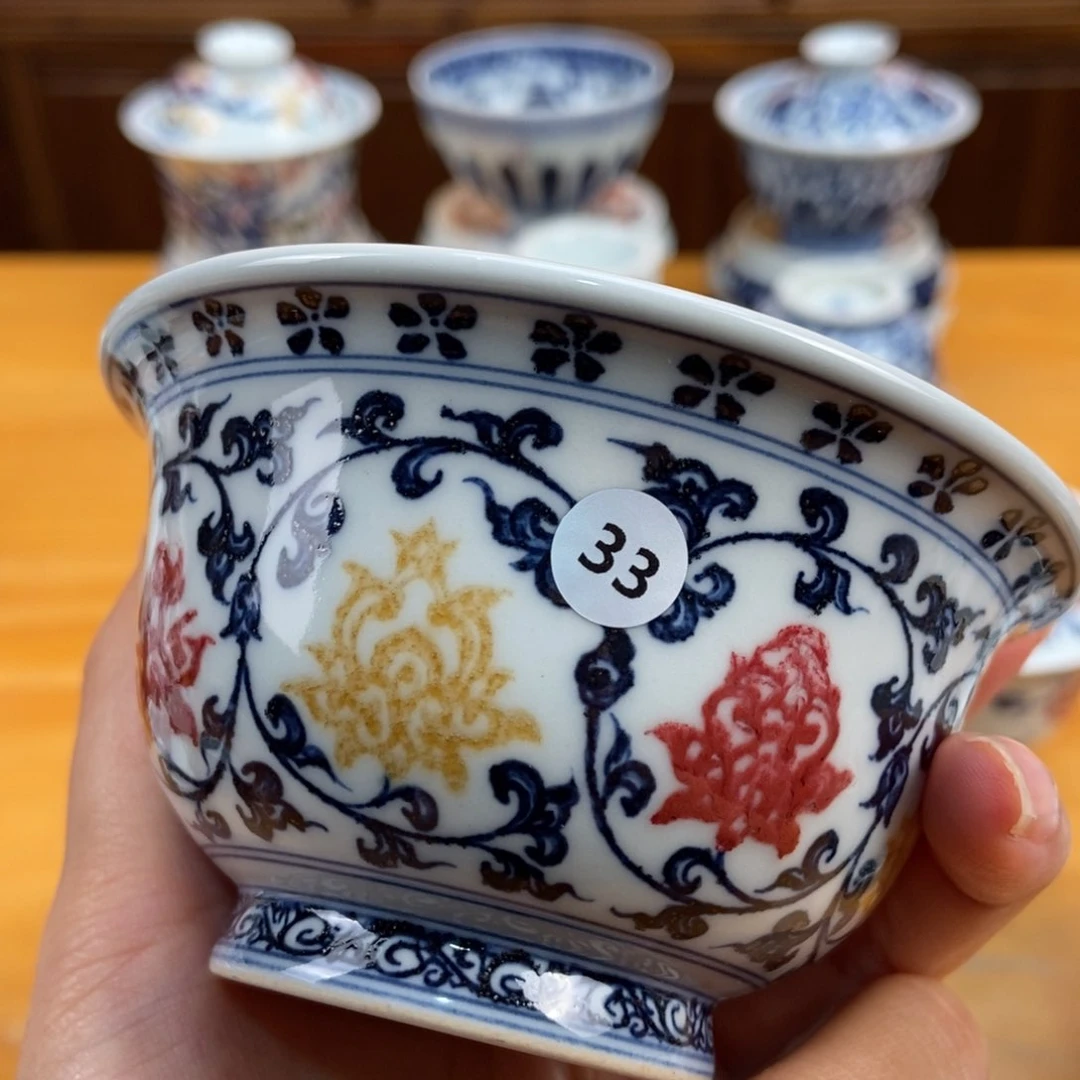 手绘现代茶具非古董