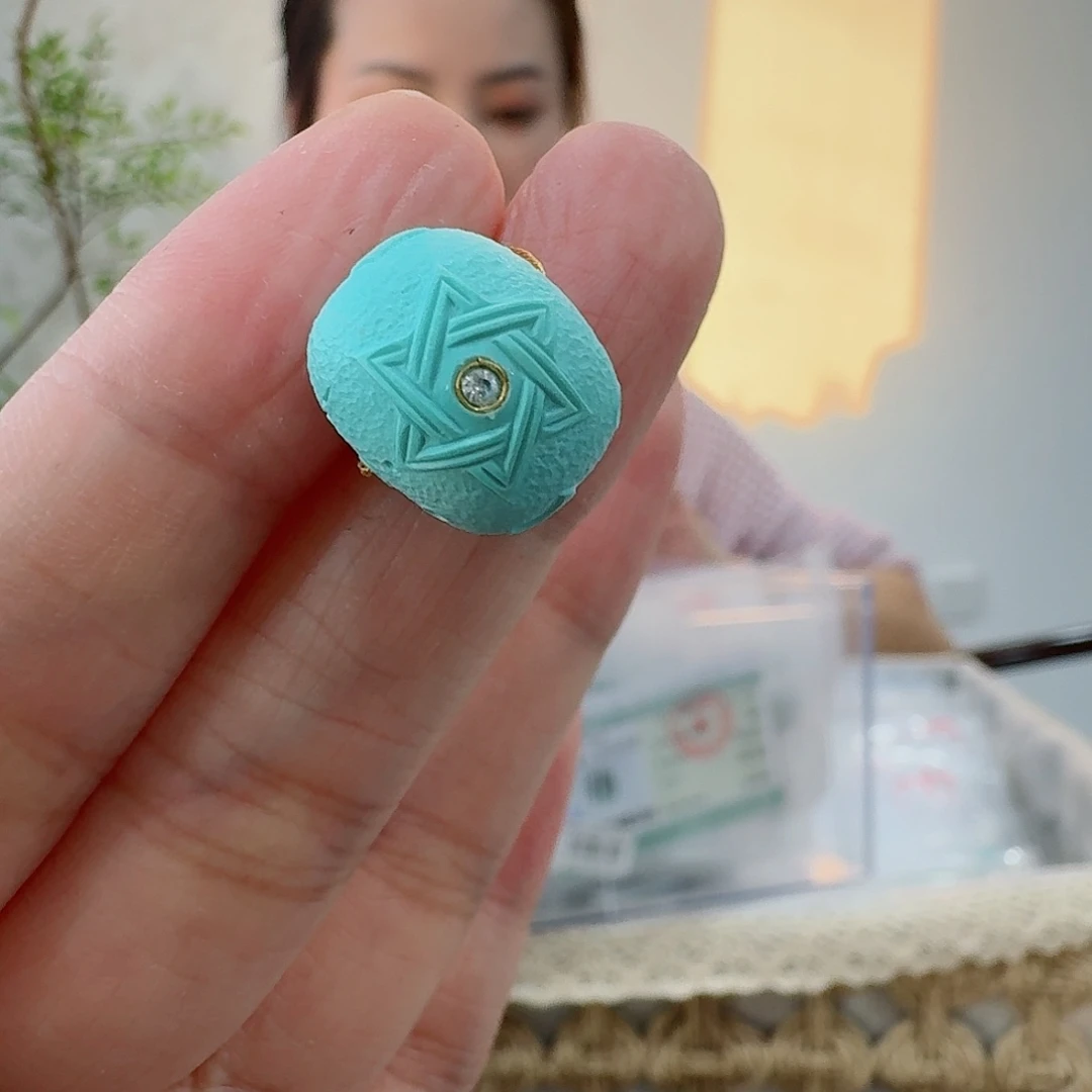 q***c未镶嵌绿松石珠宝奇石