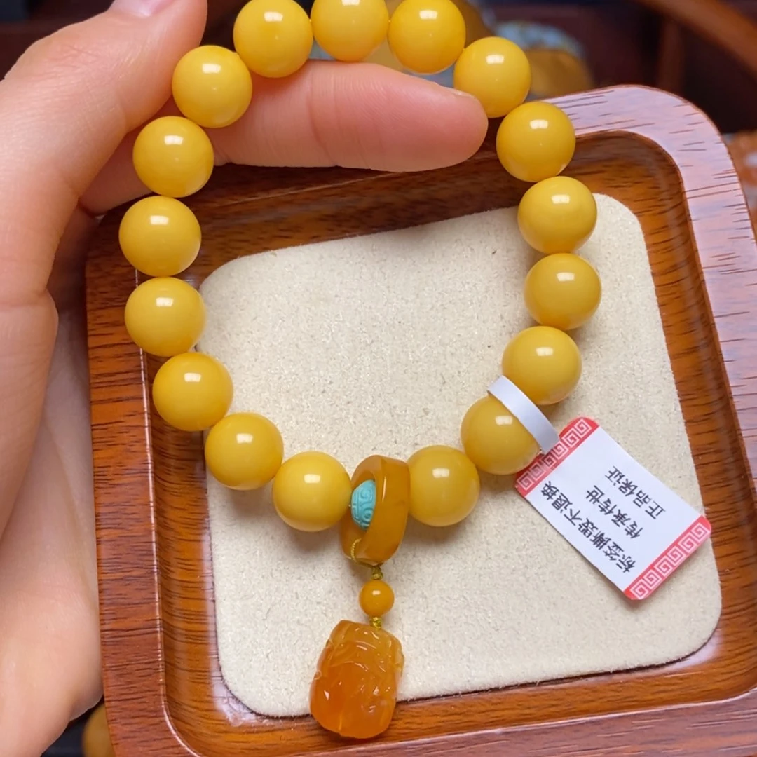 【闪购商品】蜜蜡手链未镶嵌手串