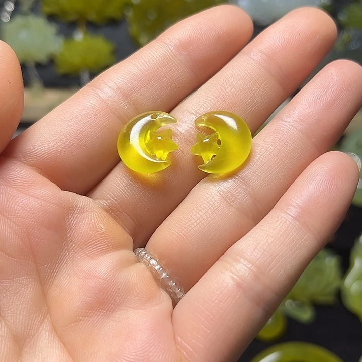 未镶嵌蛇纹石玉发饰