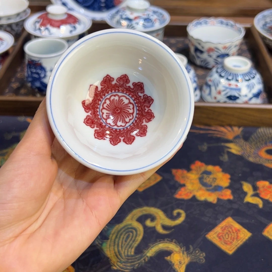 景德镇陶瓷茶器百宝箱