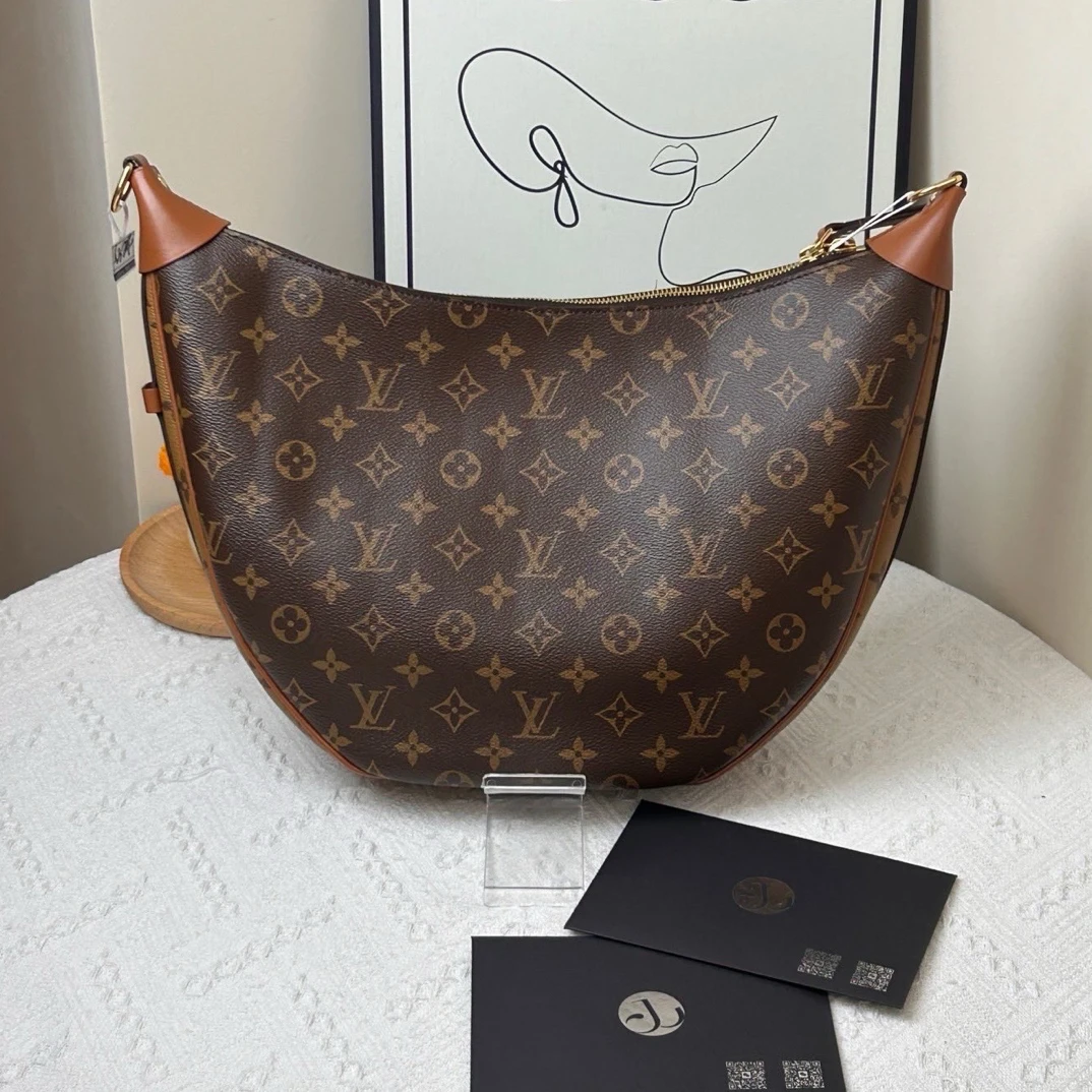 95新 LouisVuitton/路易威登 大月亮老花 芯片款/JW6983