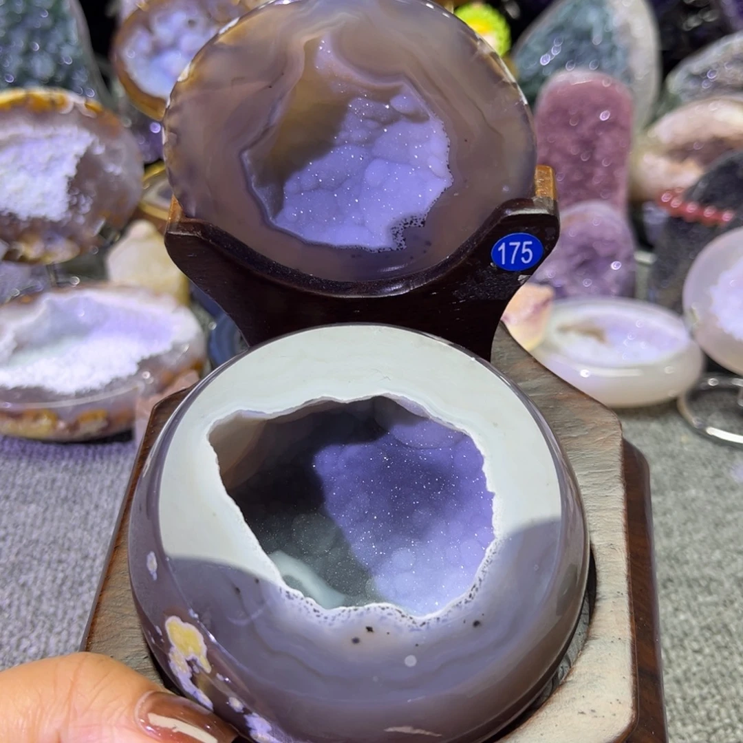 摆件紫晶未镶嵌水晶