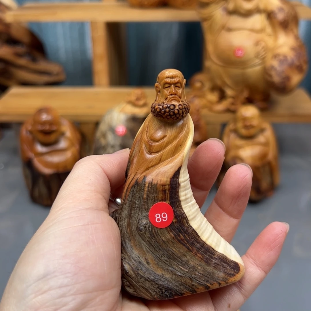 木***木木崖柏木摆件手把件，