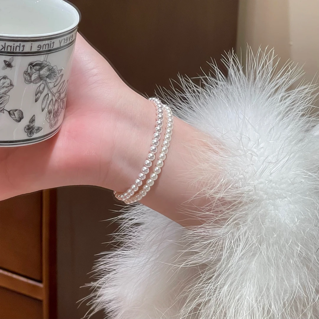 F571珠珠质感手链简约精致百搭质感温柔