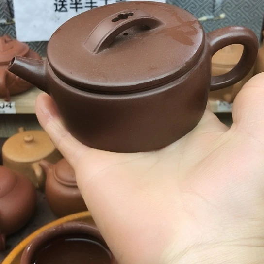 紫砂茶壶紫泥汗瓦150豪升左右
