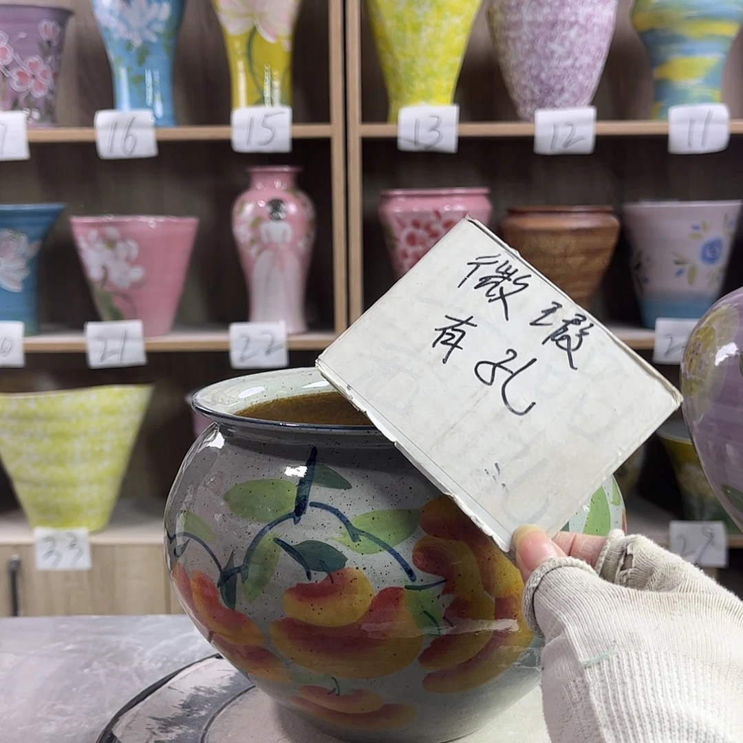 景德镇陶瓷花盆花盆