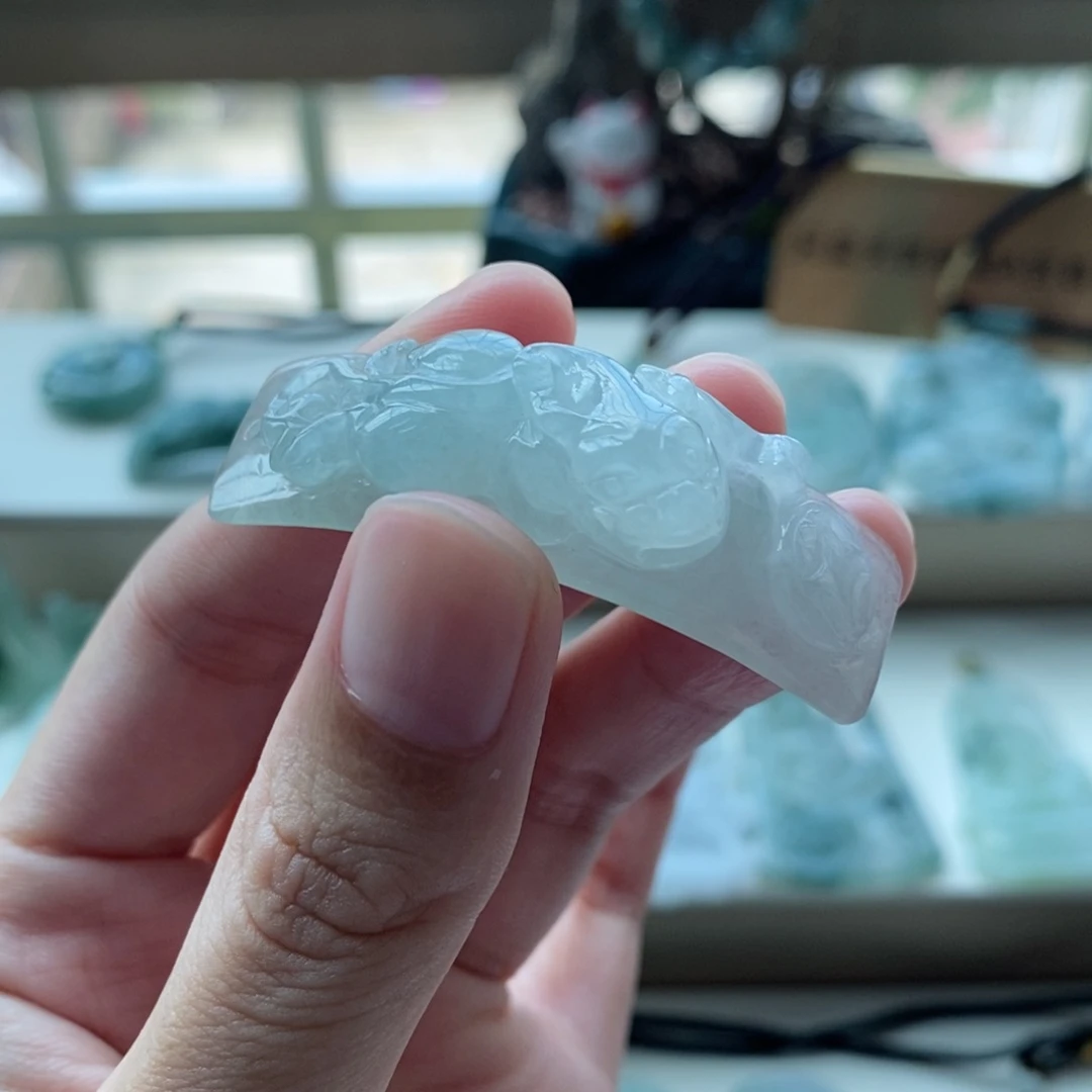【闪购商品】颈饰未镶嵌翡翠天然缅甸A货翡翠