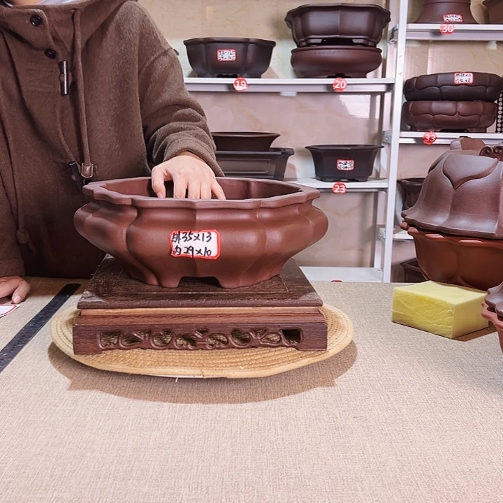 紫砂花盆紫砂花盆