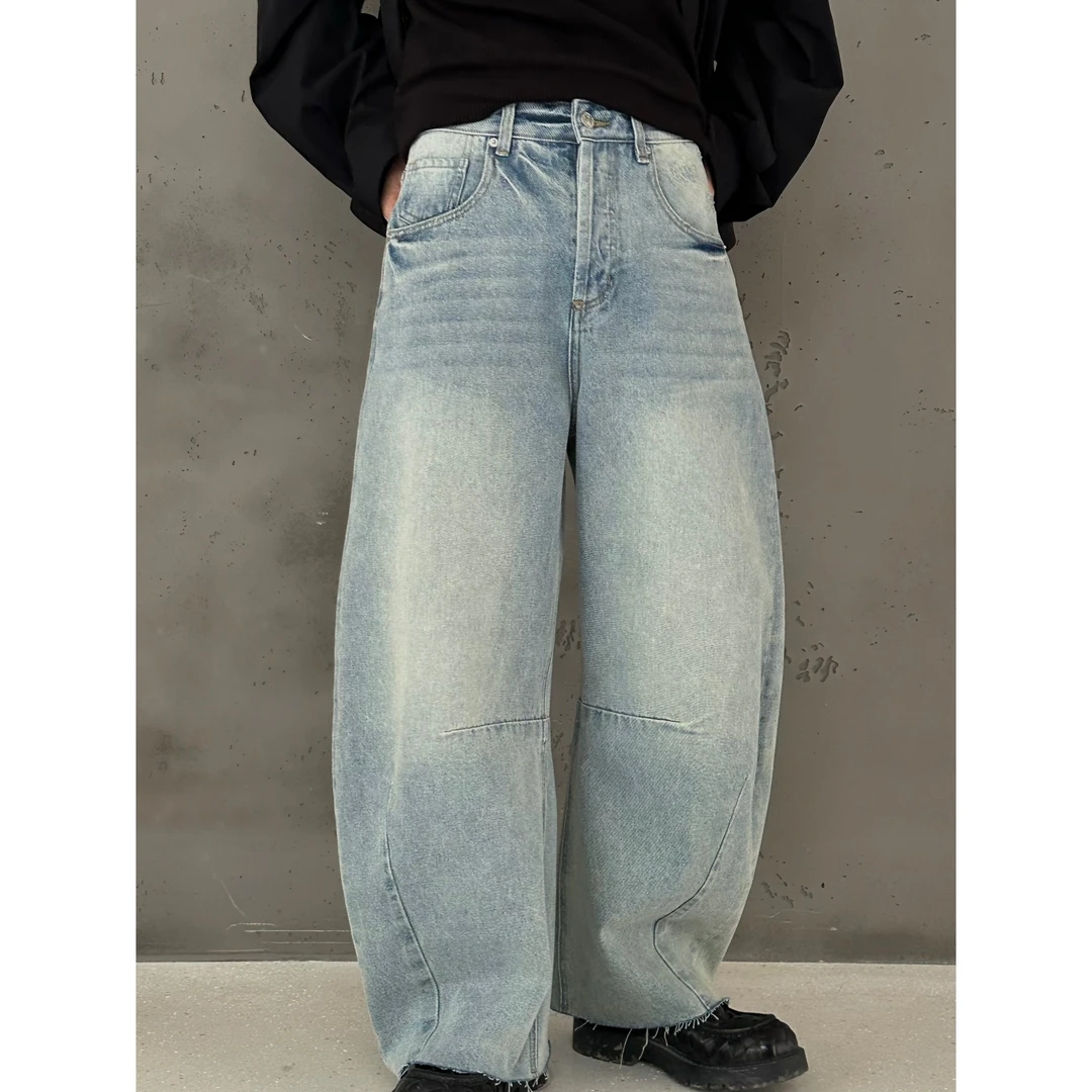 【25春夏】黑标/季度蓝牛王 13OZ 弯刀猫须边牛仔裤