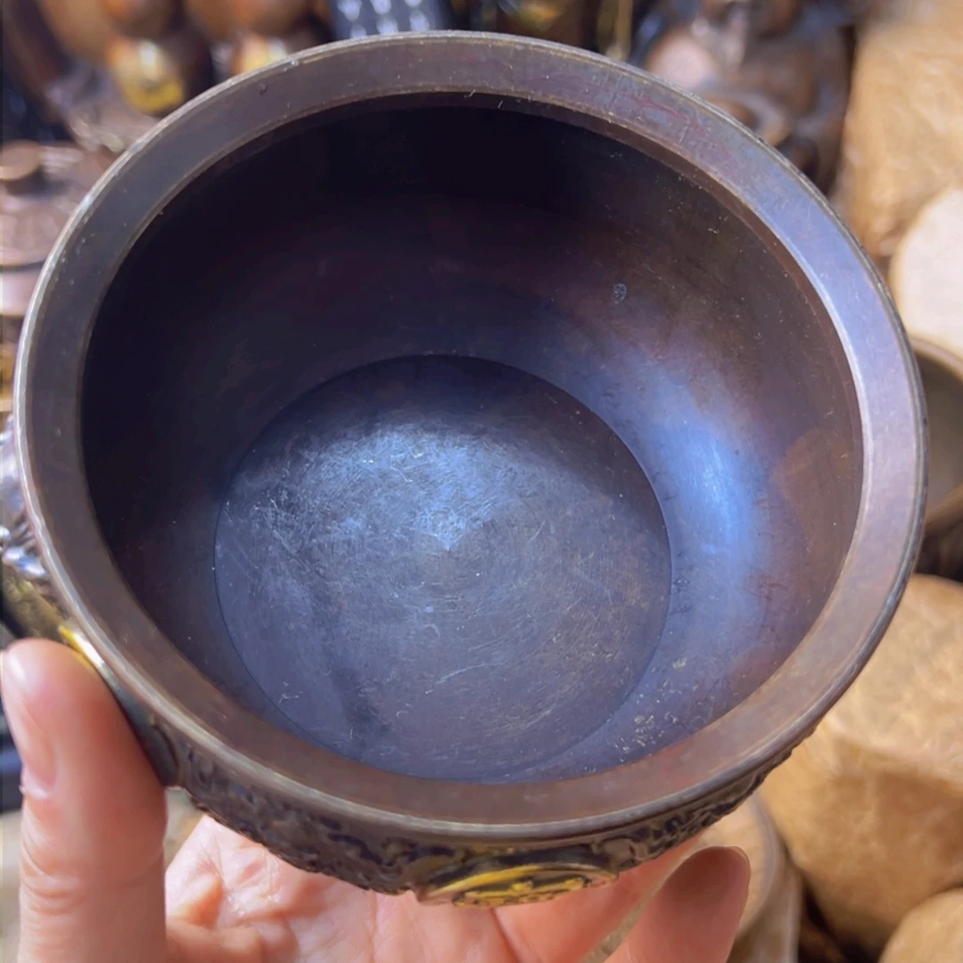 原矿风磨铜聚宝盆