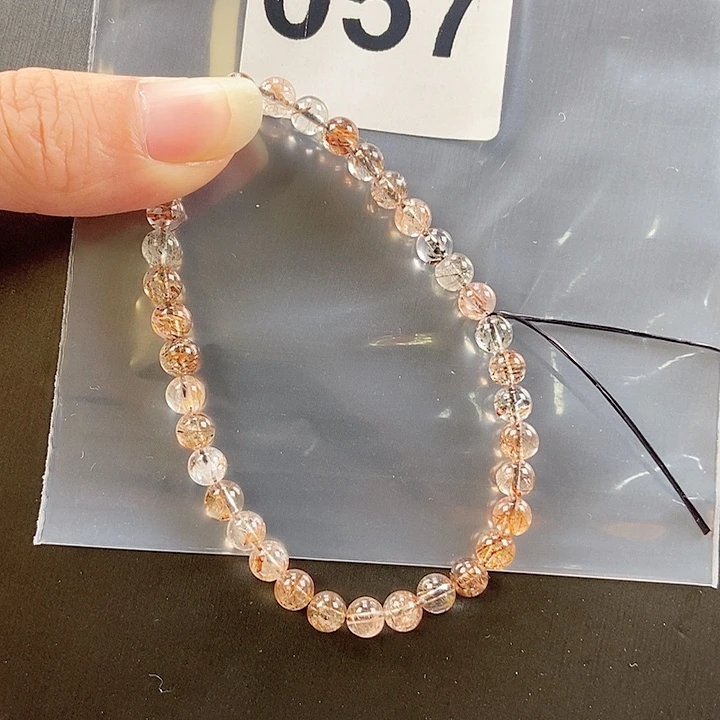 未镶嵌手链水晶黑金超卡5