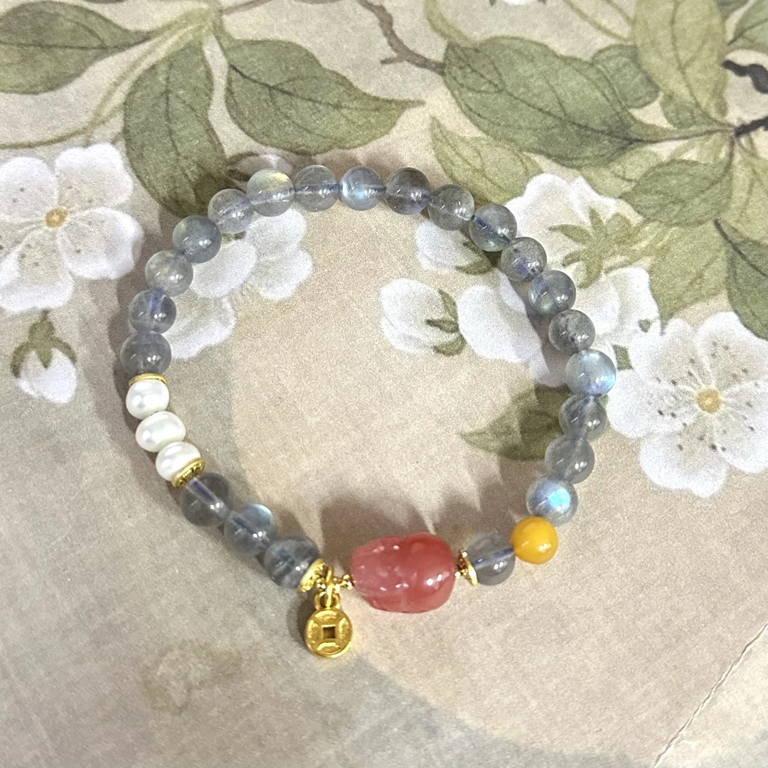 Y04玛瑙手串精致气质手链御姐风可爱魅力百精美款