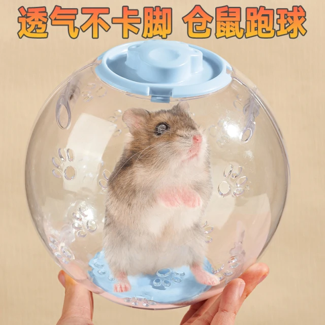 仓鼠跑球跑轮解闷玩具小金丝熊用品大超静音不卡脚运动跑步滚球