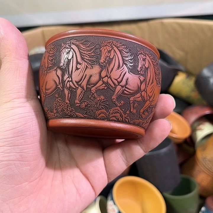 茶杯紫砂全手工紫砂主人杯