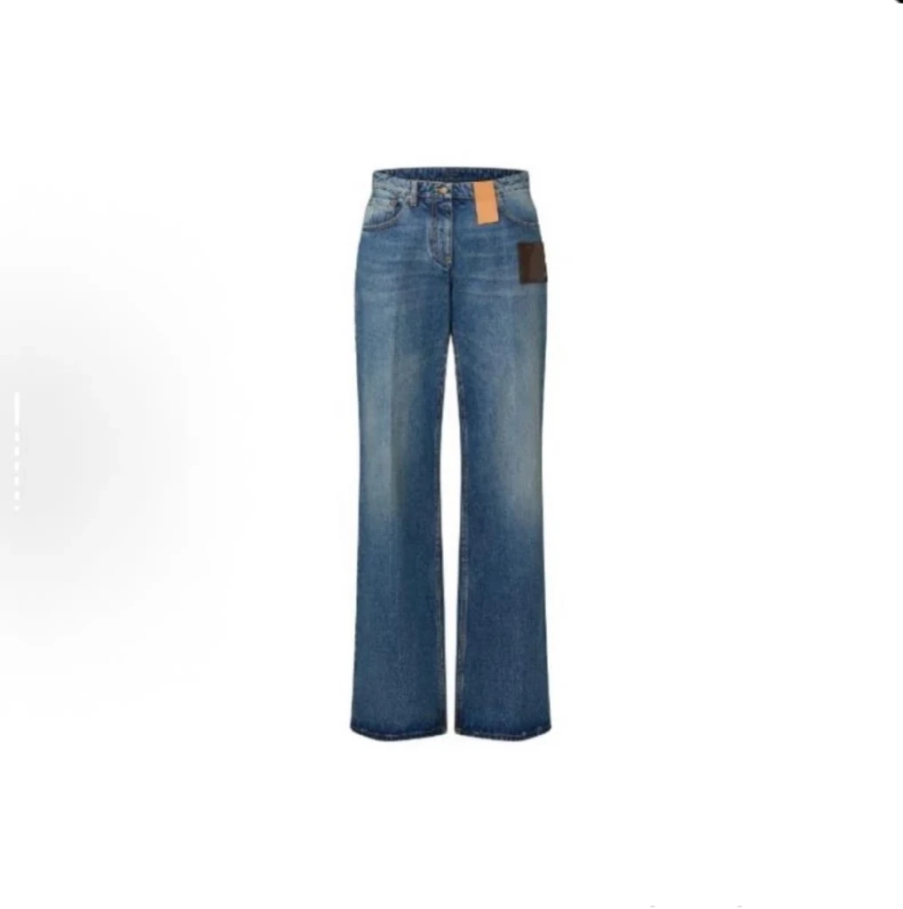 【庆哥推荐】新款小方块牛仔直通裤L649