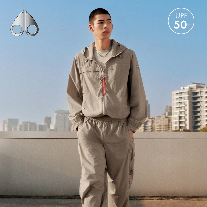 【春夏热卖】MOOSE KNUCKLES 男户外防晒UPF50+连帽夹克M15MJ123