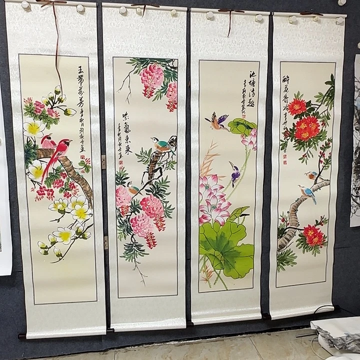 国画国画花鸟画作品