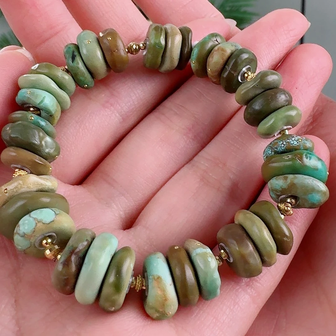 绿松石珠宝奇石未镶嵌