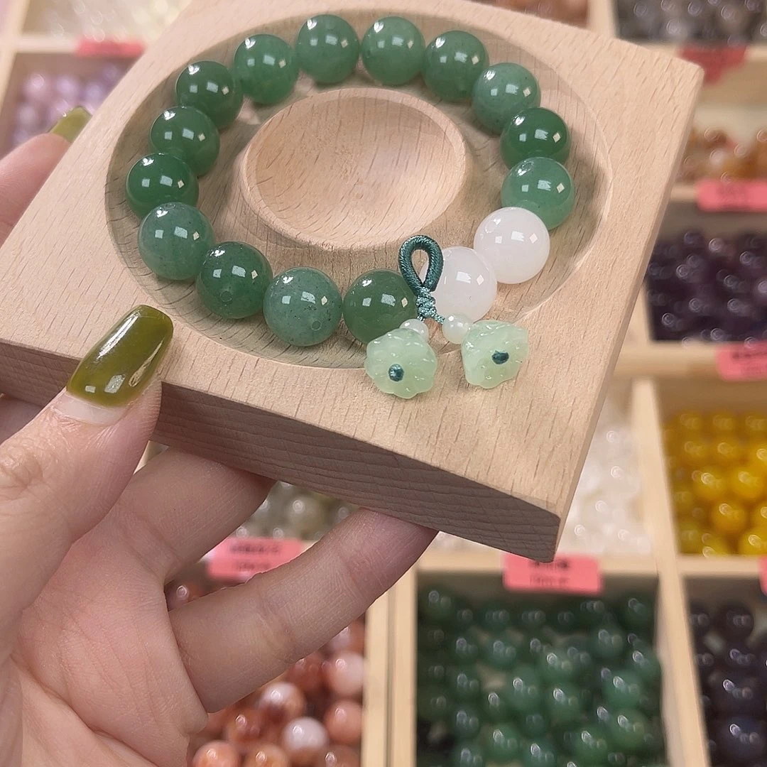 未镶嵌长石玉珠宝半成品